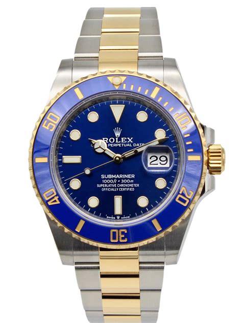 blue submariner rolex